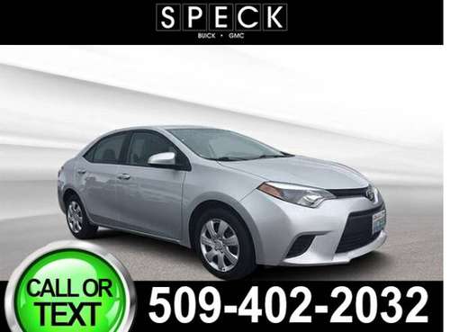 2014 Toyota Corolla L with for sale in Kennewick, WA