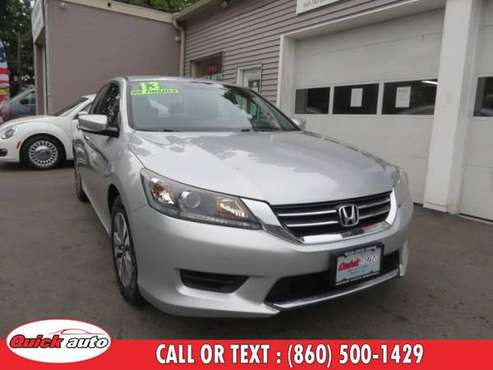 2013 Honda Accord Sdn 4dr I4 CVT LX with - cars & trucks - by dealer... for sale in Bristol, CT