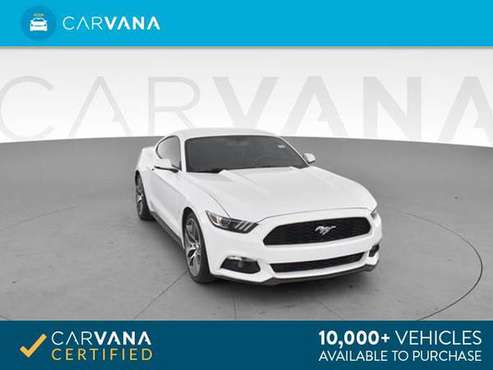 2016 Ford Mustang EcoBoost Coupe 2D coupe WHITE - FINANCE ONLINE for sale in Akron, OH