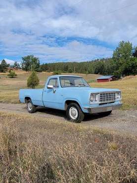 1978 Dodge D150 Tin Grill Pickup Truck for sale in Rollins, MT
