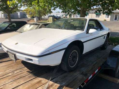 1986 Pontiac Fiero plus a parts car and lots of parts - cars & for sale in Redding, CA