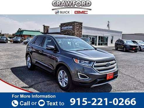 2017 Ford Edge SEL hatchback Gray - cars & trucks - by dealer -... for sale in El Paso, TX