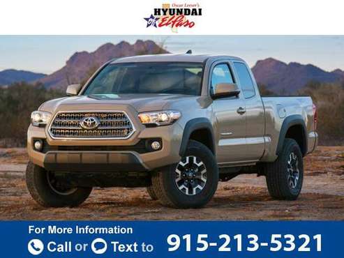 2016 Toyota Tacoma pickup - cars & trucks - by dealer - vehicle... for sale in El Paso, TX