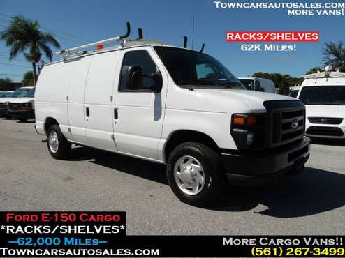 Ford E150 Cargo Van BINS/RACKS Service work Cargo Van, More Cargo Vans for sale in West Palm Beach, FL