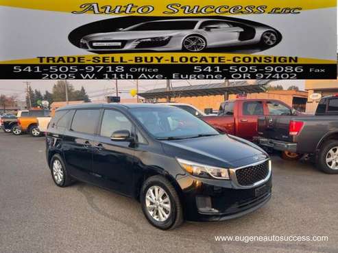 2016 KIA SEDONA LX LOW MILES RUNS GREAT - - by dealer for sale in Eugene, OR