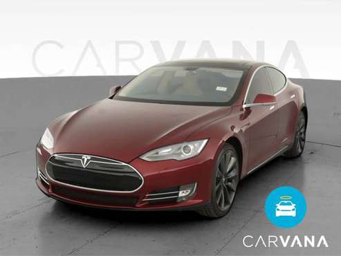 2012 Tesla Model S Signature Performance Sedan 4D sedan Red -... for sale in Springfield, MA