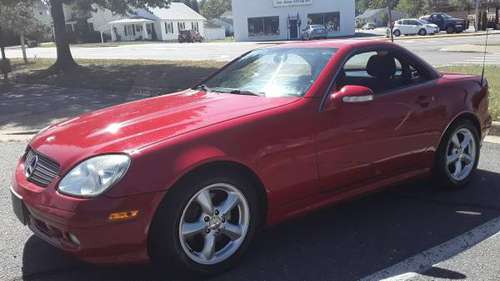 2002 MERCEDES-BENZ SLK 320, RED for sale in MANASSAS, District Of Columbia