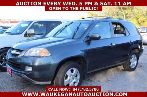 2004 *ACURA* *MDX* AWD 3.5L V6 1OWNER LEATHER ALLOY GOOD TIRES 515845 for sale in WAUKEGAN, IL