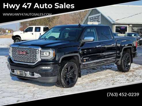 2017 GMC Sierra 1500 Denali 4x4 4dr Crew Cab 5 8 ft SB - cars & for sale in St Francis, MN