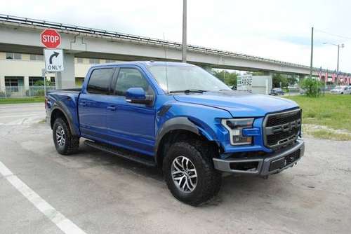 2017 Ford F-150 Raptor 4x4 4dr SuperCrew 5.5 ft. SB Pickup Truck for sale in Miami, FL