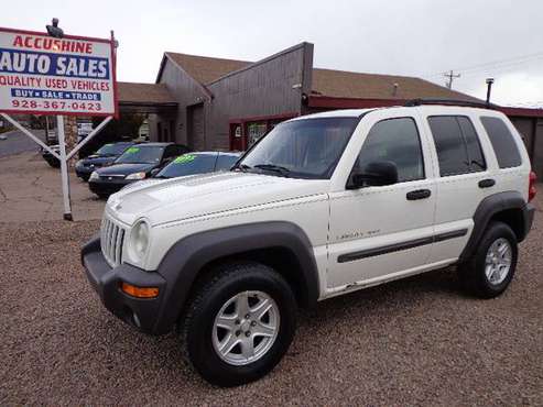 2002 JEEP LIBERTY SPORT 4X4 LOW MILEAGE RELIABLE V6 SUNROOF - cars & for sale in Pinetop, AZ