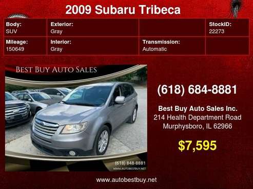2009 Subaru Tribeca 5 Pass AWD 4dr SUV Call for Steve or Dean for sale in Murphysboro, IL