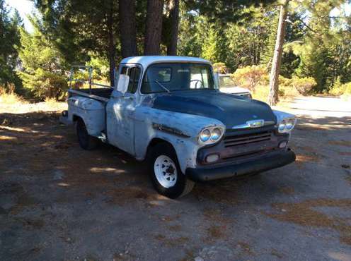 1958 chevy Apache - cars & trucks - by owner - vehicle automotive sale for sale in Mount Shasta, CA