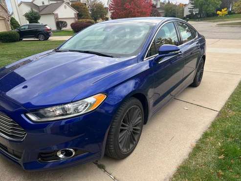 2015 Blue Ford Fusion SE For Sale - first owner - - by for sale in Ann Arbor, MI