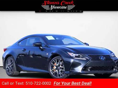 2018 Lexus RC RC 350 coupe Obsidian - cars & trucks - by dealer -... for sale in San Jose, CA