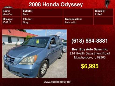 2008 Honda Odyssey EX 4dr Mini Van Call for Steve or Dean - cars & for sale in Murphysboro, IL