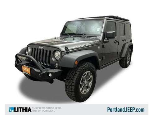 2017 Jeep Wrangler Unlimited 4x4 4WD Rubicon SUV for sale in Portland, OR