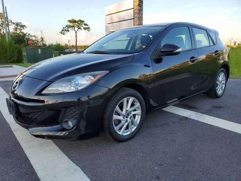2013 MAZDA3 I GRAND TOURING HATCHBACK~NAV~SUNROOF~LEATHER~LOW MILES! for sale in Lutz, FL