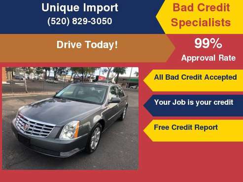 2007 Cadillac DTS Luxury I We finance any one with right down... for sale in Tucson, AZ