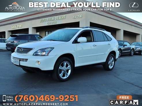 2008 Lexus RX 400h 400 h 400-h with Clean Carfax for sale in Palm Desert , CA