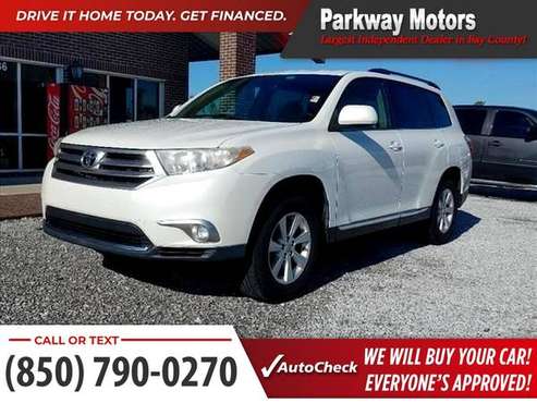 210/mo - 2011 Toyota Highlander FWDV6 Base (Natl) PRICED TO SELL! for sale in Panama City, FL