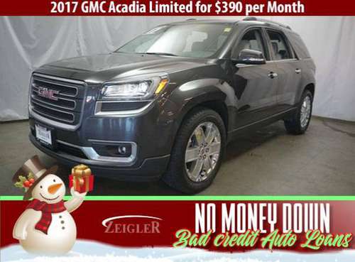 $390/mo 2017 GMC Acadia Limited Bad Credit & No Money Down OK - cars... for sale in Lansing, IL