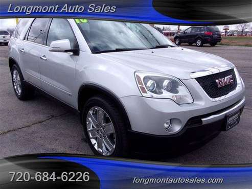 2010 GMC Acadia SLT-2 AWD for sale in Longmont, CO