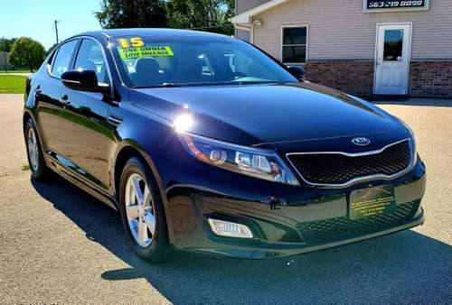 2015 Kia Optima LX with only 51k miles for sale in Clinton, IA