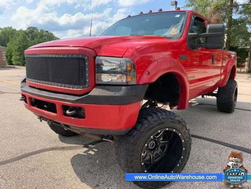 2001 *Ford F250* *DIESEL 7.3 POWERSTROKE* 4X4 SUPER CAB LIFTED LARIAT for sale in Akron, OH