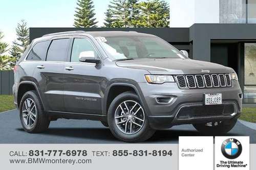 2018 Jeep Grand Cherokee Limited 4x2 - - by dealer for sale in Seaside, CA