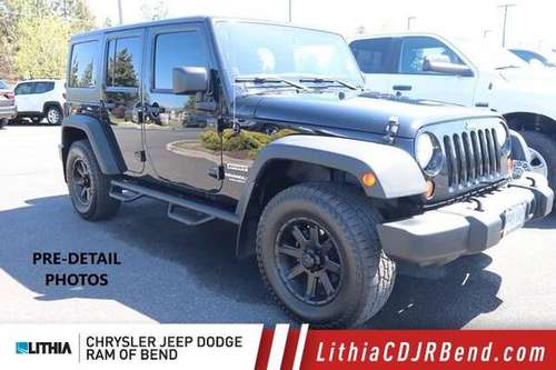 2013 Jeep Wrangler Unlimited 4x4 4WD Unlimited Sport SUV - cars & for sale in Bend, OR