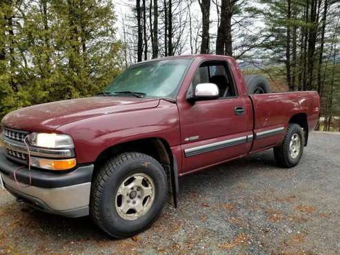 2002 Chevy Silverado with plow - cars & trucks - by owner - vehicle... for sale in Essex Junction, VT