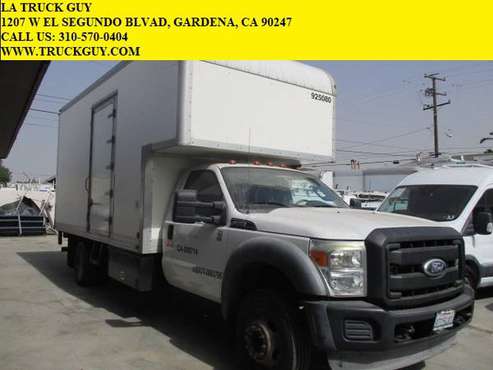 2011 FORD F550 20FT 3 TON MOVING GRIP BOX TRUCK 6' LIFTGATE 115K... for sale in GARDENA, TX