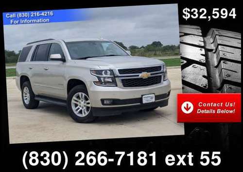 2017 Chevrolet Chevy Tahoe LT - cars & trucks - by dealer - vehicle... for sale in North Floresville, TX