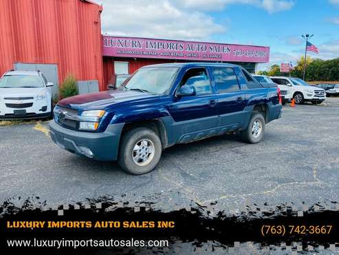 2002 Chevrolet Avalanche 1500 4WD for sale in North Branch, MN