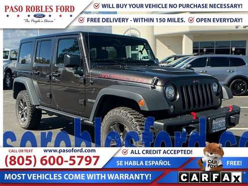 2017 Jeep Wrangler Unlimited Rubicon - - by dealer for sale in Paso robles , CA