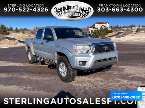 2012 Toyota Tacoma 4WD Double Cab V6 MT (Natl) - CALL/TEXT TODAY! for sale in Sterling, CO