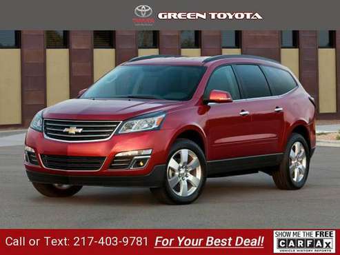 2014 Chevy Chevrolet Traverse LS suv Cyber Gray Metallic for sale in Springfield, IL