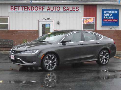 2015 Chrysler 200 C - cars & trucks - by dealer - vehicle automotive... for sale in Bettendorf, IA