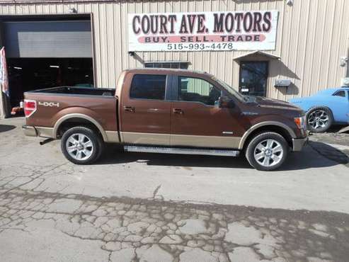 2011 Ford 150 Super Crew lariat 4x4 - - by dealer for sale in Adel, IA