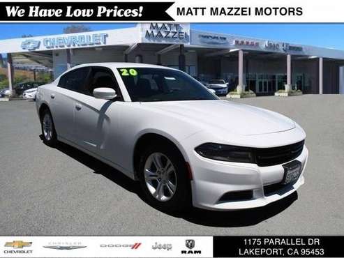 2020 Dodge Charger sedan SXT (White Knuckle Clearcoat) - cars & for sale in Lakeport, CA