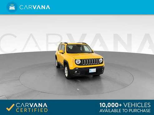 2016 Jeep Renegade Latitude Sport Utility 4D suv Yellow - FINANCE for sale in Worcester, MA