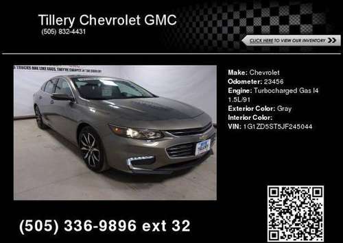 2018 Chevrolet Chevy Malibu LT - - by dealer - vehicle for sale in Moriarty, NM