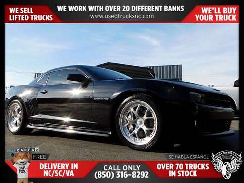302/mo - 2010 Chevrolet Camaro SS 2dr Coupe w/2SS FOR ONLY - cars & for sale in KERNERSVILLE, NC