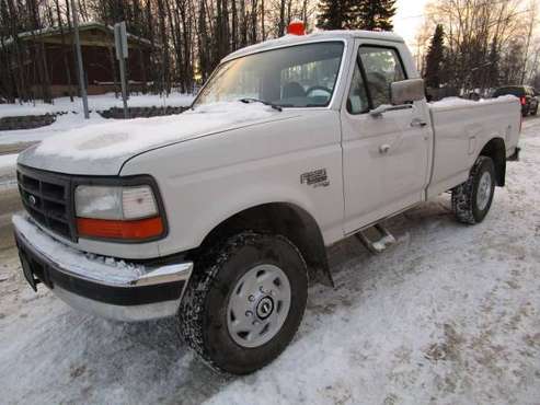 1997 Ford F250 4x4 RARE 7 3L turbo diesel with 95k miles & one for sale in Anchorage, AK