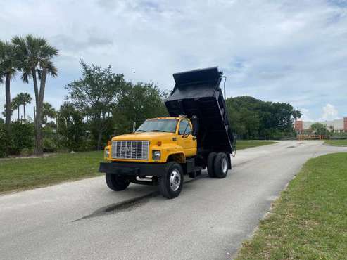 2000 GMC C7500 Dump Truck Dump Truck Yellow for sale in West Palm Beach, FL