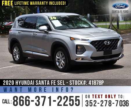 20 Hyundai Santa Fe SEL Camera, Keyless Entry, Touch Screen for sale in Alachua, FL