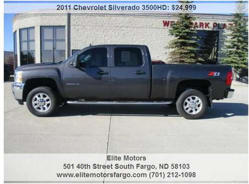 2011 Chevrolet 3500HD, Crew, LT, Z71, Diesel, Sharp for sale in Fargo, ND