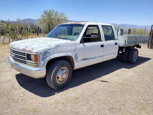 1992 Chevy 1 ton Crewcab Flatbed for sale in Wikieup, AZ
