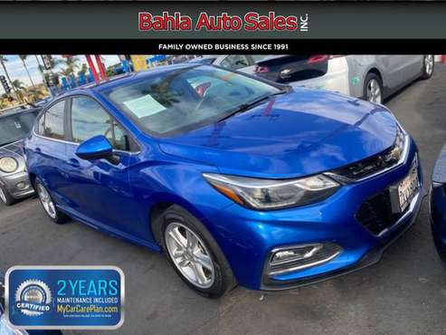 2017 Chevrolet Cruze 4dr Sdn 1.4L LT "WE HELP PEOPLE" - cars &... for sale in Chula vista, CA